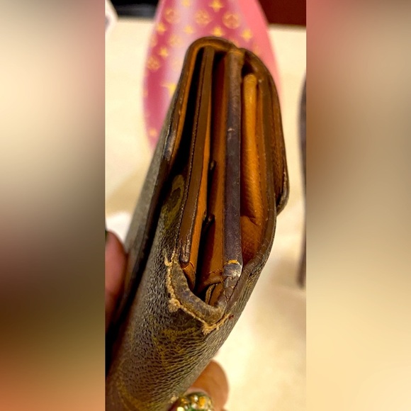 LOUIS VUITTON Monogram Portefeuille Elise Double-Sided Compact Wallet, FUC - Picture 8 of 9